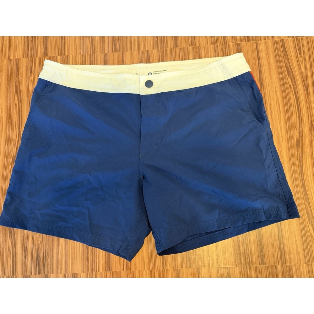Chubbies "The Shore Enoughs" Swim Surf Trunks Red White Blue Size XL America USA